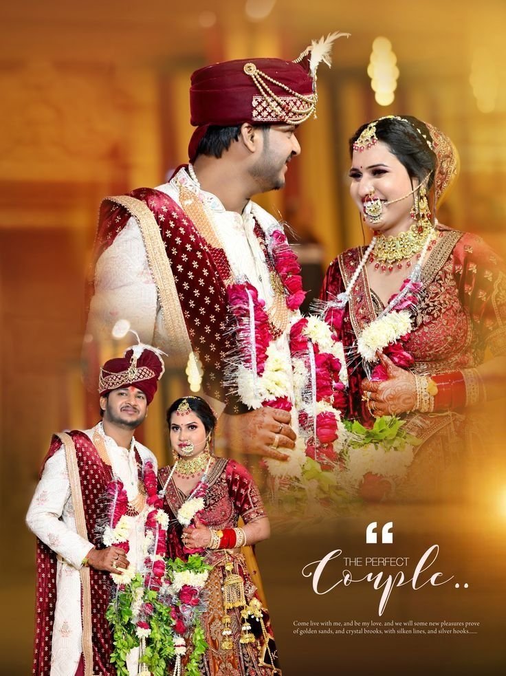 Amber Bokeh Varmala The Perfect Couple Album Spread