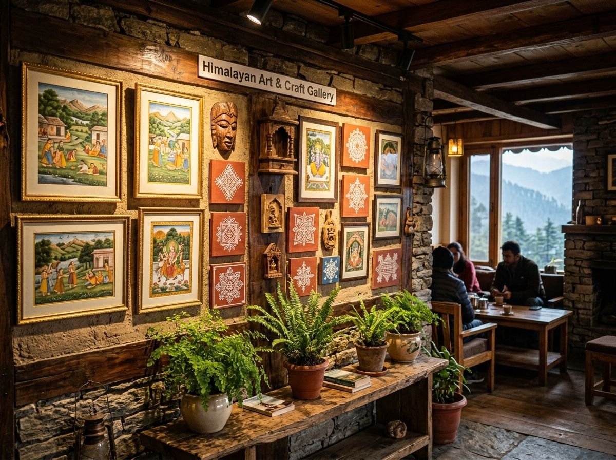 Himalayan Art & Aipan Folk Culture Gallery Wall
