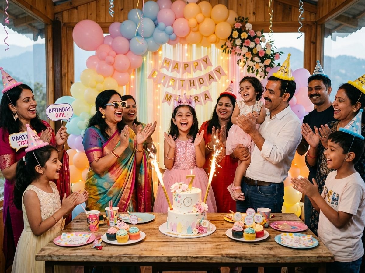 Joyful Birthday Party Celebration Photography