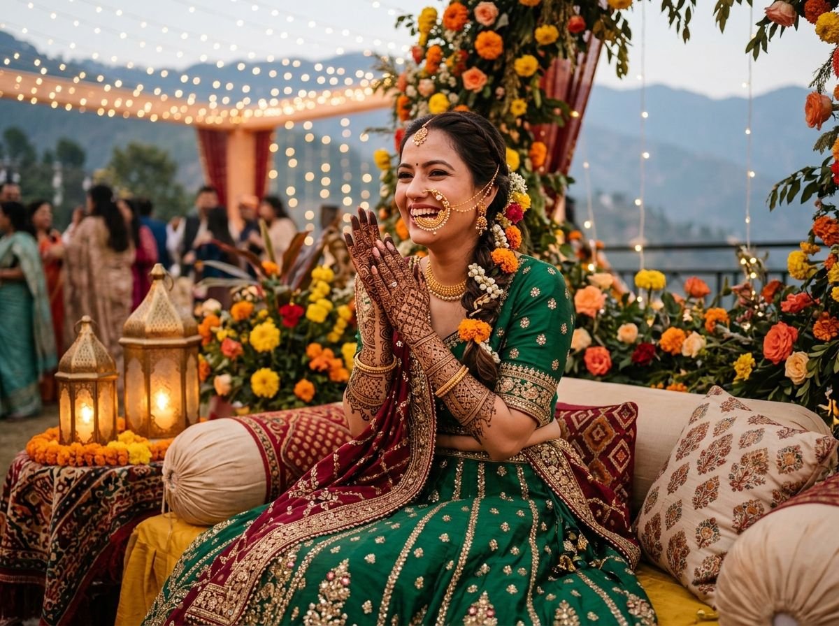 Intricate Bridal Mehendi and Nath Photography