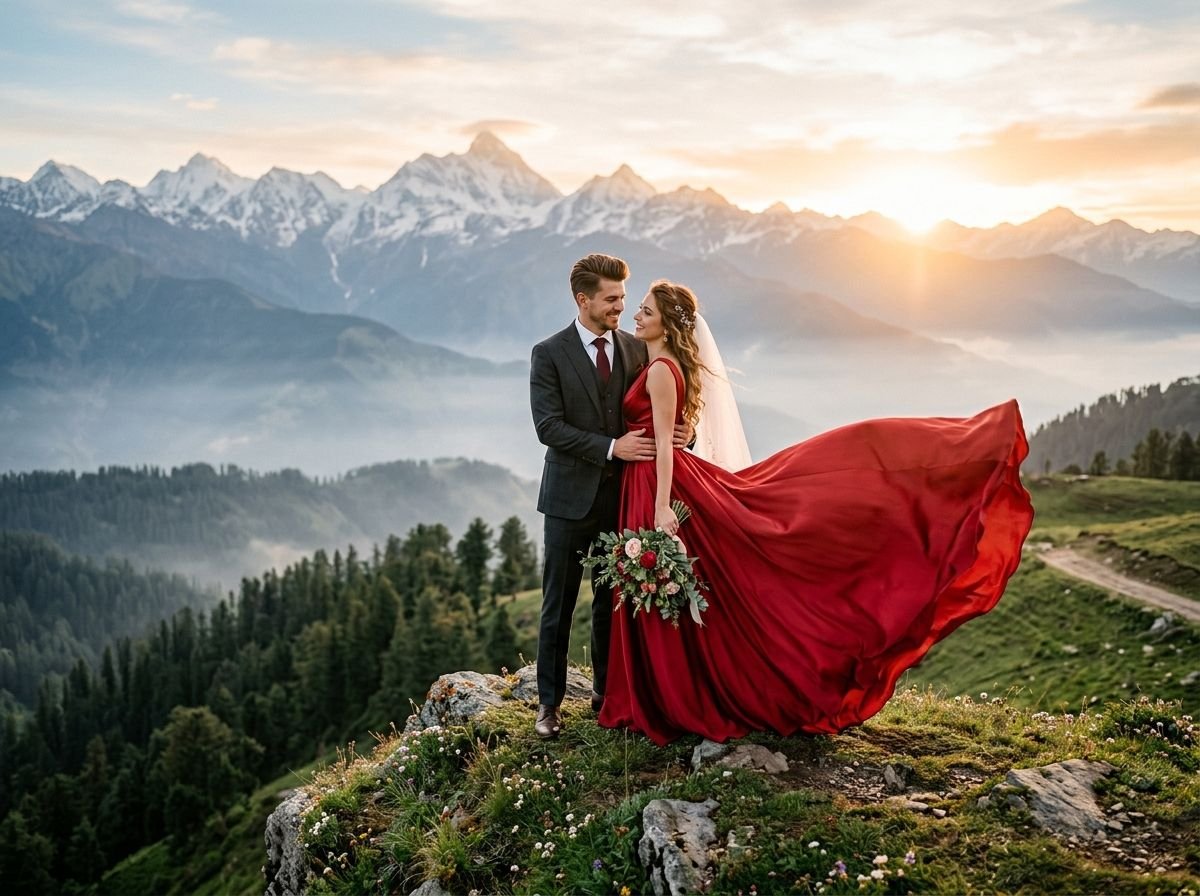 Cinematic Mountain Pre-Wedding Couple Shoot